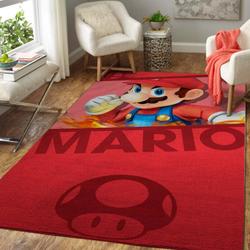 Mario Area Rug Living Room Rug Home Decor Gaming Floor Decor 1910138