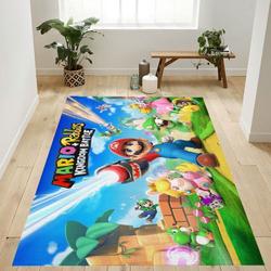 Mario Kart 8 Area Rug Living Room And Bed Room Rug Rug Regtangle Carpet Floor Decor Home Decor