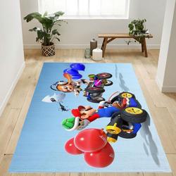 Mario Kart 8 Nintendo Switch Area Rug Living Room And Bed Room Rug Rug Regtangle Carpet Floor Decor Home Decor