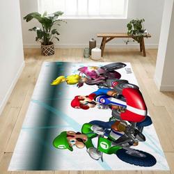 Mario Kart Wii 1 Area Rug Living Room And Bed Room Rug Rug Regtangle Carpet Floor Decor Home Decor
