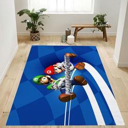 Mario Kart Wii 2 Area Rug Living Room And Bed Room Rug Rug Regtangle Carpet Floor Decor Home Decor
