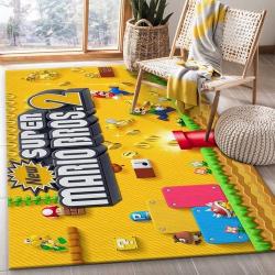Mario Ver1 Area Rug Bedroom Rug Home Decor Floor Decor Living Room Area Rug Home Decor