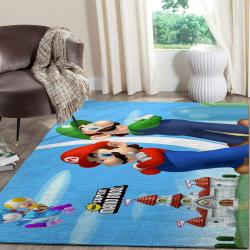Mario Vs Luigi’S Superstar Saga Nintendo Switch Fn070222 Gaming Area Rug Rug Regtangle Carpet Floor Decor Home Decor
