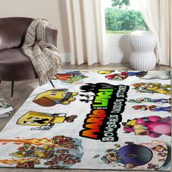 Mario Vs Luigi’S Superstar Saga Nintendo Switch Fn070226 Gaming Area Rug Rug Regtangle Carpet Floor Decor Home Decor