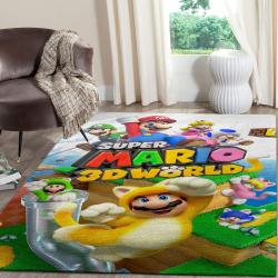Mario Vs Luigi’S Superstar Saga Nintendo Switch Fn070230 Gaming Area Rug Rug Regtangle Carpet Floor Decor Home Decor