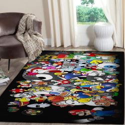 Mario Vs Luigi’S Superstar Saga Nintendo Switch Fn080206 Gaming Area Rug Rug Regtangle Carpet Floor Decor Home Decor
