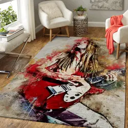 Mark Farner Music World Art For Fans Area Rug Living Room Carpet Rug Regtangle Carpet Floor Decor Home Decor