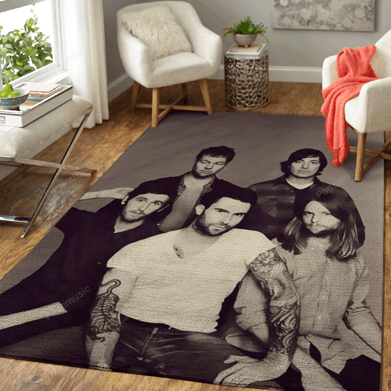 Maron 5 55 Music Art For Fans Area Rug Living Room Carpet Rug Regtangle Carpet Floor Decor Home Decor