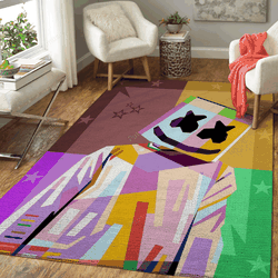 Marshmello Music Art For Fans Area Rug Living Room Carpet Rug Regtangle Carpet Floor Decor Home Decor
