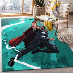 Marvel Avengers Mcu Thor Area Rug Living Room And Bed Room Rug Rug Regtangle Carpet Floor Decor Home Decor
