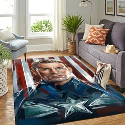 Marvel Captain America Area Rugs Movies Bedroom Living Room Carpet Home Rug