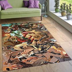 Marvel Comics All Stars Super Heroes Avengers X Men Area Rug Living Room