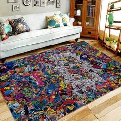 Marvel Comics Area Rug Living Room Rug Home Decor Home Decor Bedroom Living Room Decor