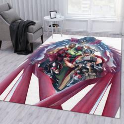 Marvel Comics Avengers Team 2 Area Rug Living Room And Bed Room Rug Rug Regtangle Carpet Floor Decor Home Decor