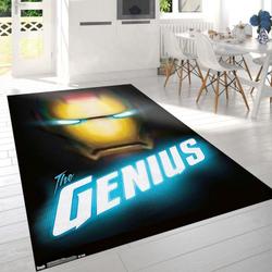 Marvel Comics Iron Man Genius Area Rug Living Room And Bed Room Rug Rug Regtangle Carpet Floor Decor Home Decor