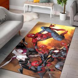 Marvel Comics Spider Gwen Spider Man Rug Living Room Rug Home Decor