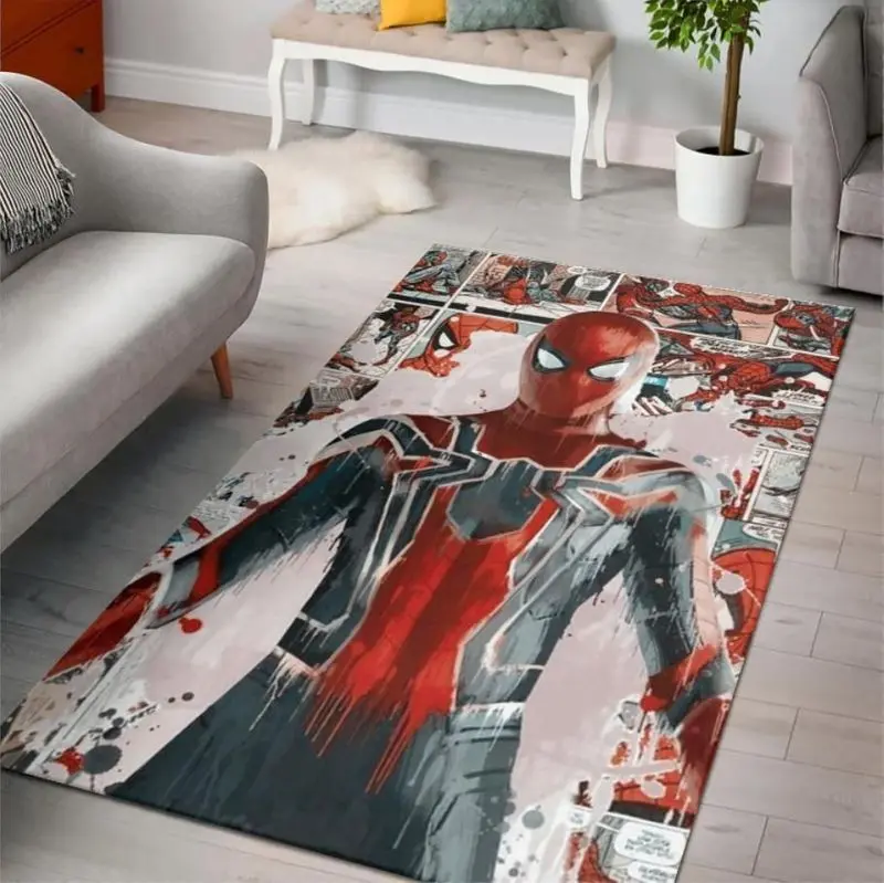 Marvel Spider Man Area Rug Living Room And Bed Room Rug Rug Regtangle