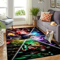 Marvel Superhero Area Rug Living Room Rug Home Decor Avengers Movie Ofd 1912071