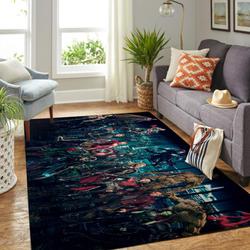 Marvel Superhero Area Rug Living Room Rug Home Decor Avengers Movie Ofd 19120715