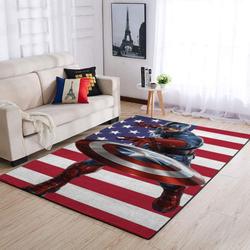 Marvel Superhero Captain America Area Rug Living Room Rug Home Decor Movie Ofd 19091803