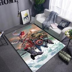 Marvel’S Avengers Retro Gaming Area Rug Living Room And Bed Room Rug Rug Regtangle Carpet Floor Decor Home Decor