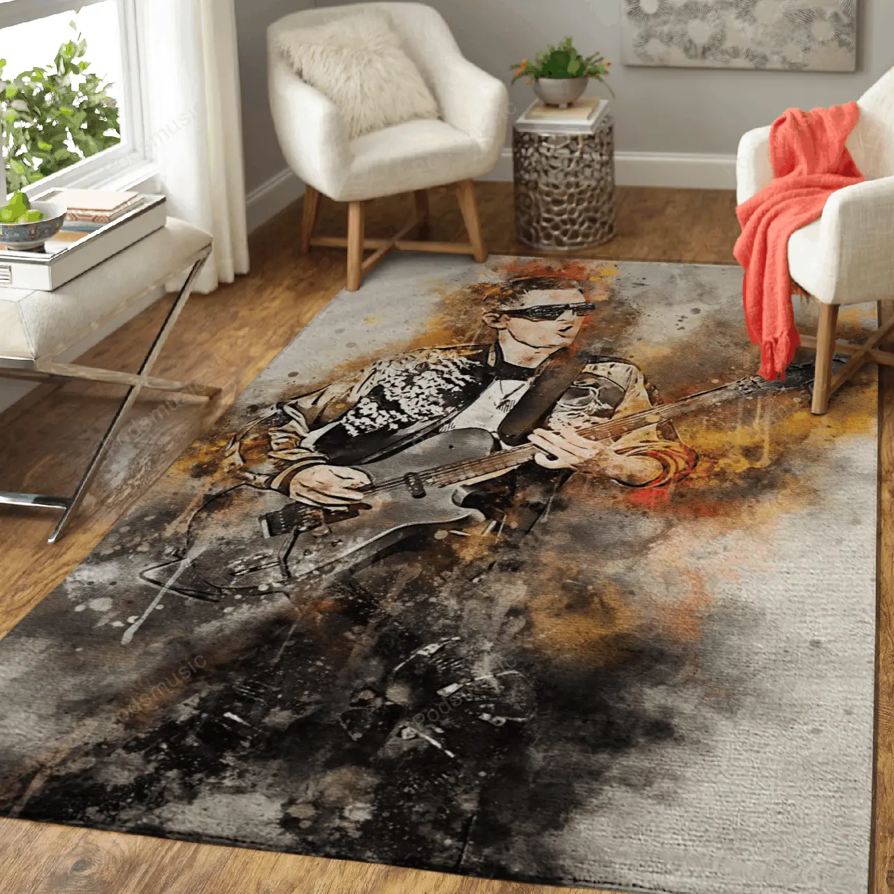 Matt Bellamy Music World Art For Fans Area Rug Living Room Carpet Rug Regtangle Carpet Floor Decor Home Decor