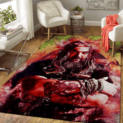 Max Cavalera Painting Music Art For Fans Area Rug Living Room Carpet Rug Regtangle Carpet Floor Decor Home Decor