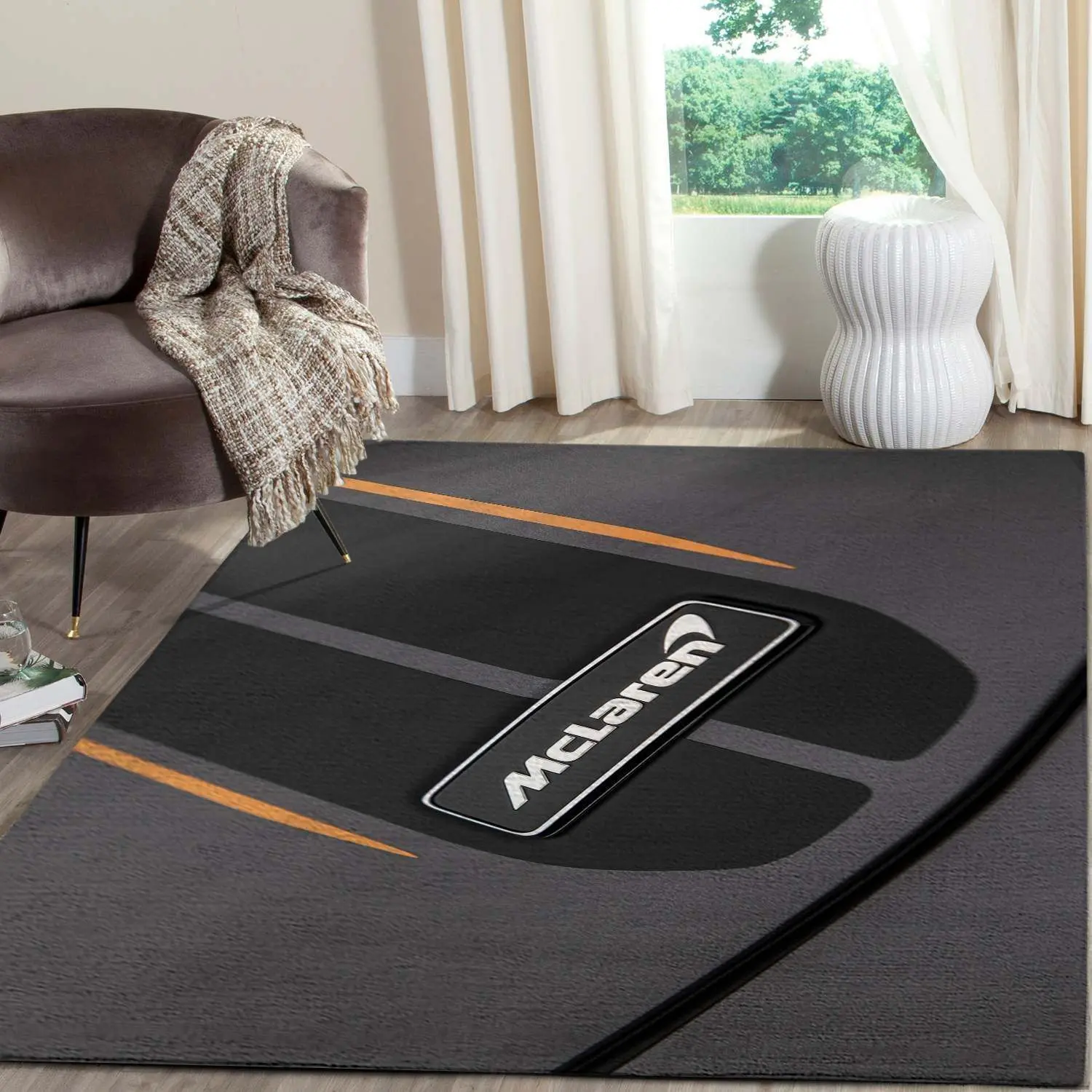 Mclaren Logo Supercars Area Rugs Living Room Carpet Fn161209 Rug Regtangle Carpet Floor Decor Home Decor