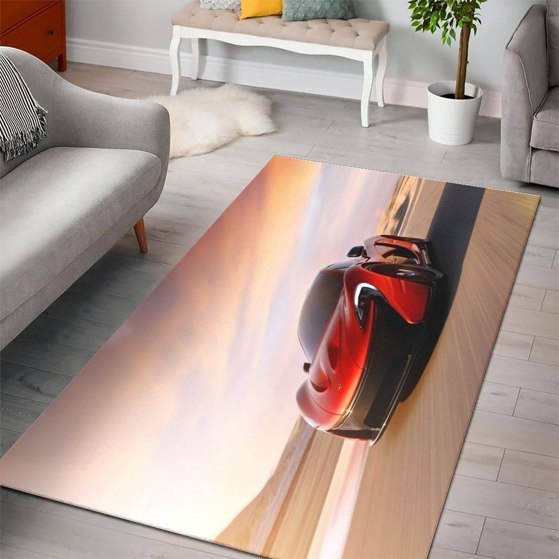 Mclaren Super Cars Fn210210 Area Rug Rug Regtangle Carpet Floor Decor Home Decor