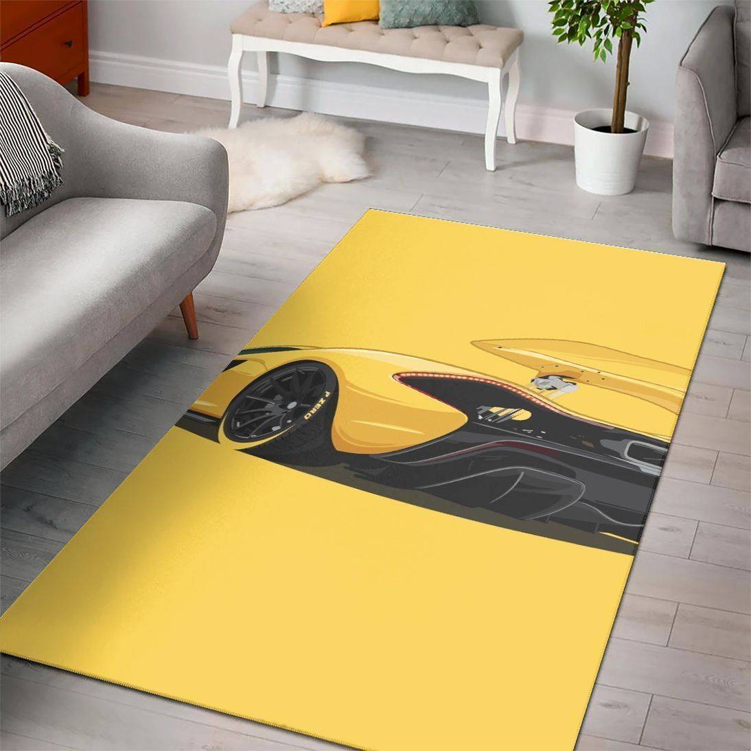 Mclaren Super Cars Fn210214 Area Rug Rug Regtangle Carpet Floor Decor Home Decor