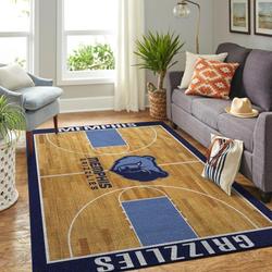 Memphis Grizzlies Nba Basketball Carpet Living Room Rug Regtangle Carpet V4600