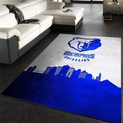 Memphis Grizzlies Nba 3 Area Rug Living Room Bedroom Rug Regtangle Carpet