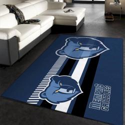Memphis Grizzlies Nba Team Logo Rug Room Carpet Custom Area Floor Home