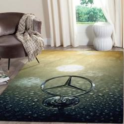 Mercedes Logo Supercars Area Rugs Living Room Carpet Fn161202 Rug Regtangle Carpet Floor Decor Home Decor