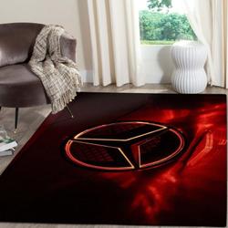 Mercedes Logo Supercars Area Rugs Living Room Carpet Fn161205 Rug Regtangle Carpet Floor Decor Home Decor