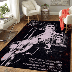 Merle Haggard Quotes I’Ll Tell You What The Public Like More Than Anything Art Area Rug Rug Regtangle Carpet Floor Decor Home Decor