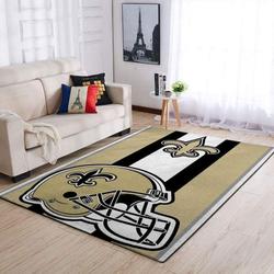 NFL New Orleans Saints Football Team Logo Carpet Rug Living Room 200305184