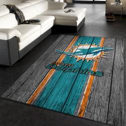 Miami Dolphins Nfl Team Logo Wooden Style Style Nice Gift Home Decor R