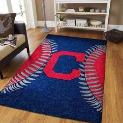 Cleveland Indians MBL Basketball Team Logo Carpet Rug Living Room 1912274
