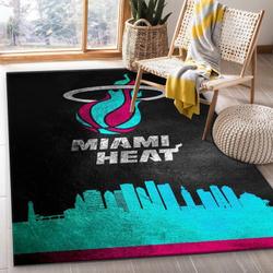 Miami Heat Nba 6 Area Rug Living Room And Bed Room Rug Rug Regtangle Carpet 2