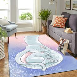 Dumbo and his mother Disney Living Room Rug Carpet Custom Area Floor