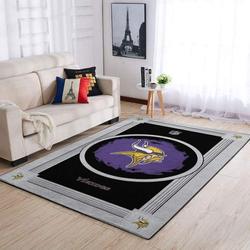Minnesota Vikings Area Rug Living Room Rug Home Decor NFL Team Logo 2003038