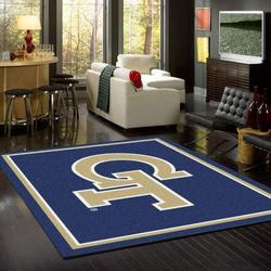 Georgia Tech Ncaa Area Rug Living Room Rug Home Decor Floor Decor Rcdd81F31534