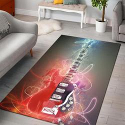 Electric Guitar Music Area Rug Living Room Rug Home Decor Rcdd81F31535