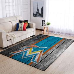 Miami Marlins Wooden Area Rug Mlb Team Logo Carpet Living Room Rugs 3