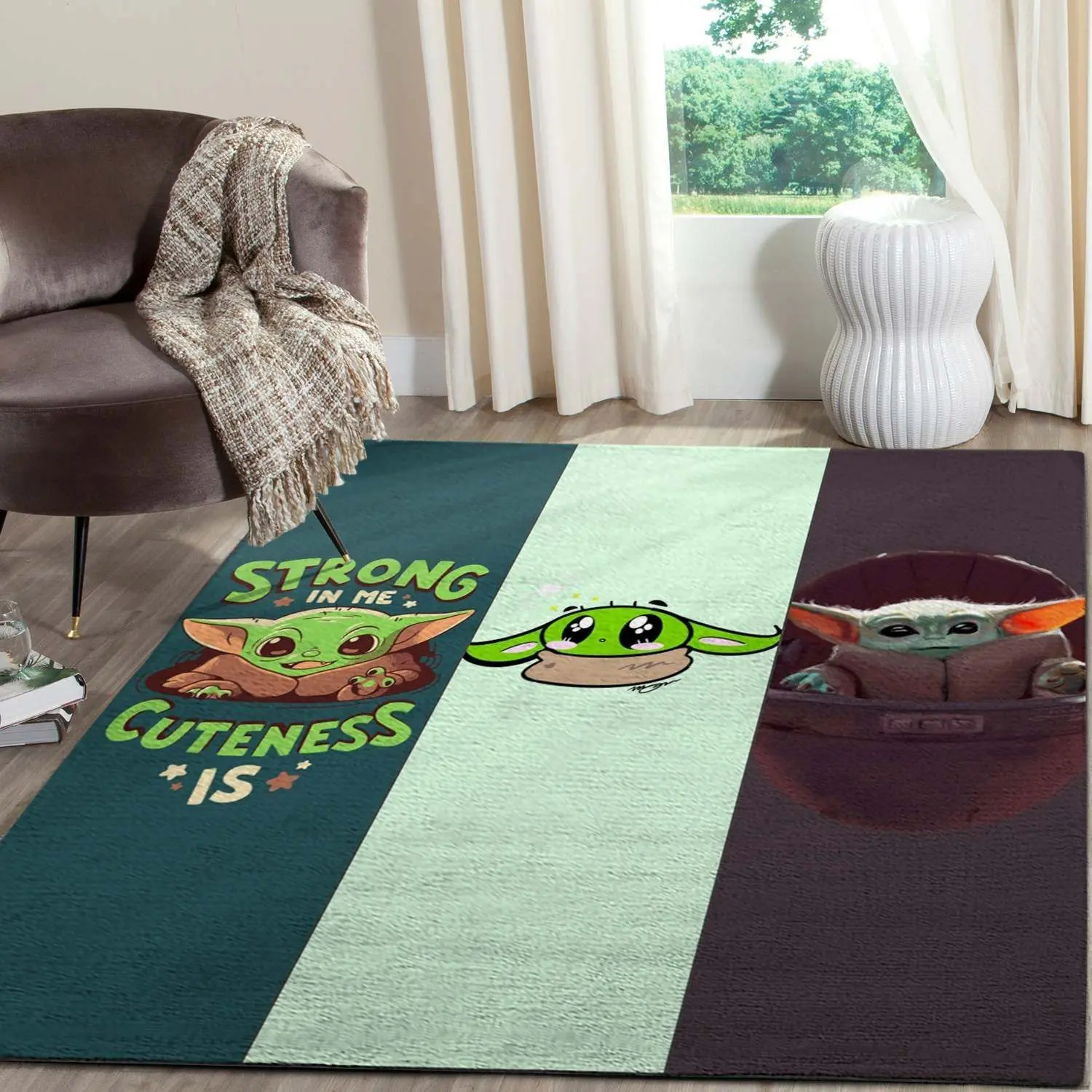 Mandalorian Baby Yoda Star Wars Living Room Rug Home Decor Carpet Rug 20030342