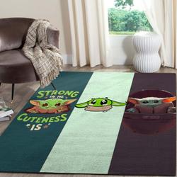 Mandalorian Baby Yoda Star Wars Living Room Rug Home Decor Carpet Rug 20030342