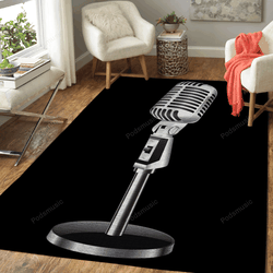Mic Music Art For Fans Area Rug Living Room Carpet Rug Regtangle Carpet Floor Decor Home Decor