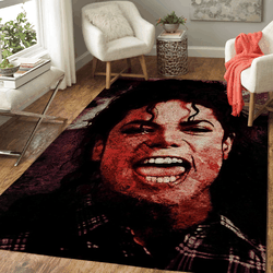 Michael Jackson American Singer Songs Art For Fans Area Rug Area Rug Living Room Carpet Rug Regtangle Carpet Floor Decor Home Decor