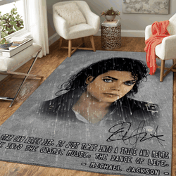 Michael Jackson Artwork Pop Music Collection Art For Fans Area Rug Living Room Carpet Rug Regtangle Carpet Floor Decor Home Decor